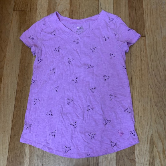Justice short sleeve tee with dogs - Picture 1 of 2